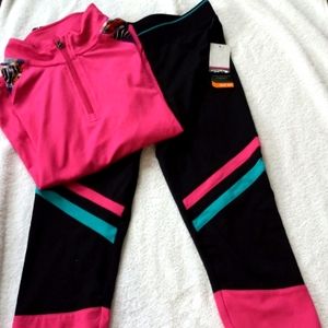 Pants/jacket  set pink ,blue, black
